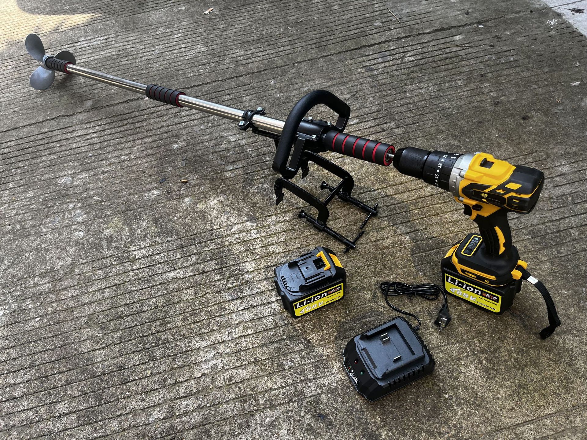 Electric Drill Manual Propelle - Fishing Boat Trolling Motor 评论和价格