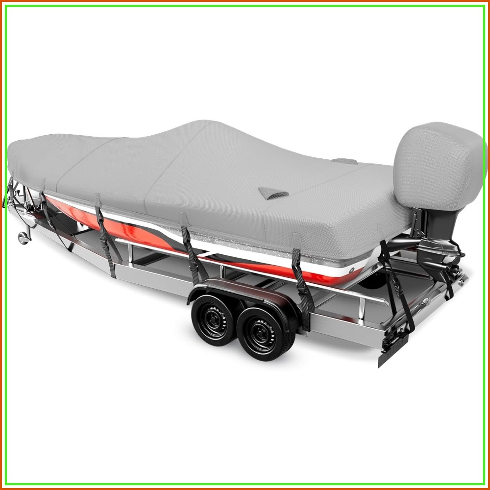 Boat Cover 20-22ft, 1200D Wate - Fishing Boat Trailer 评论和价格