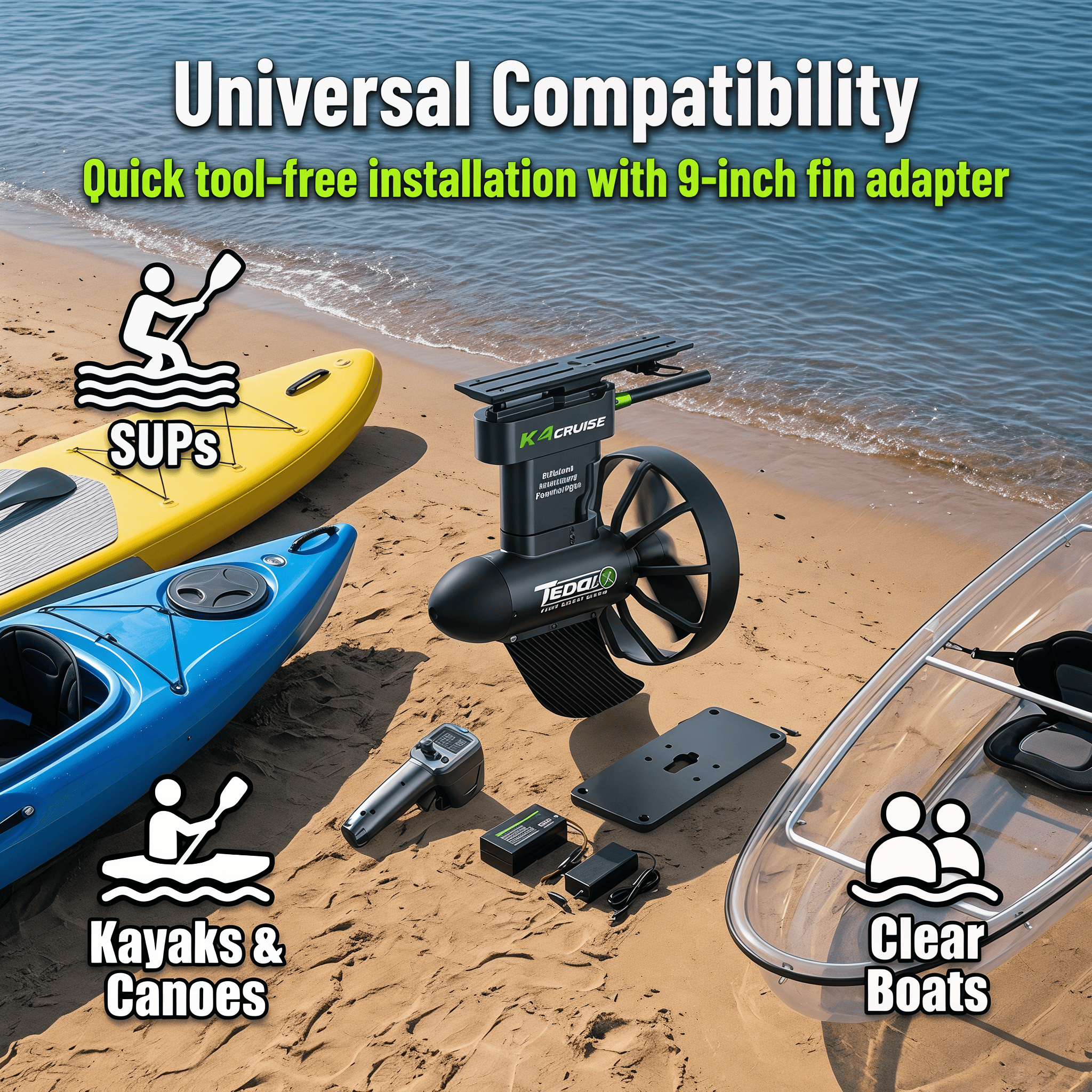TRIMIX Smart Drive K4C SUP Kay - Fishing Boat Trolling Motor 评论和价格