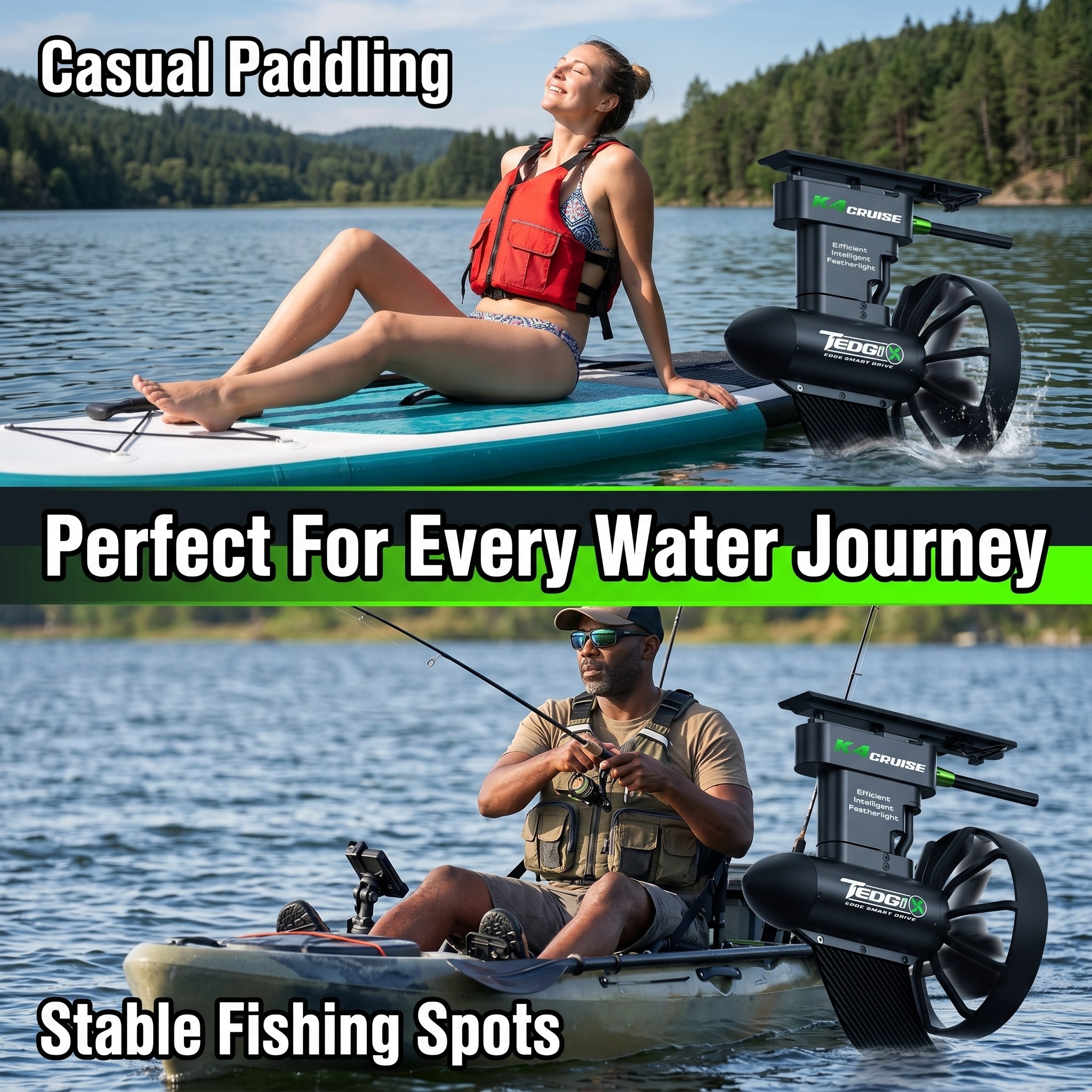 TRIMIX Smart Drive K4C SUP Kay - Fishing Boat Trolling Motor 评论和价格