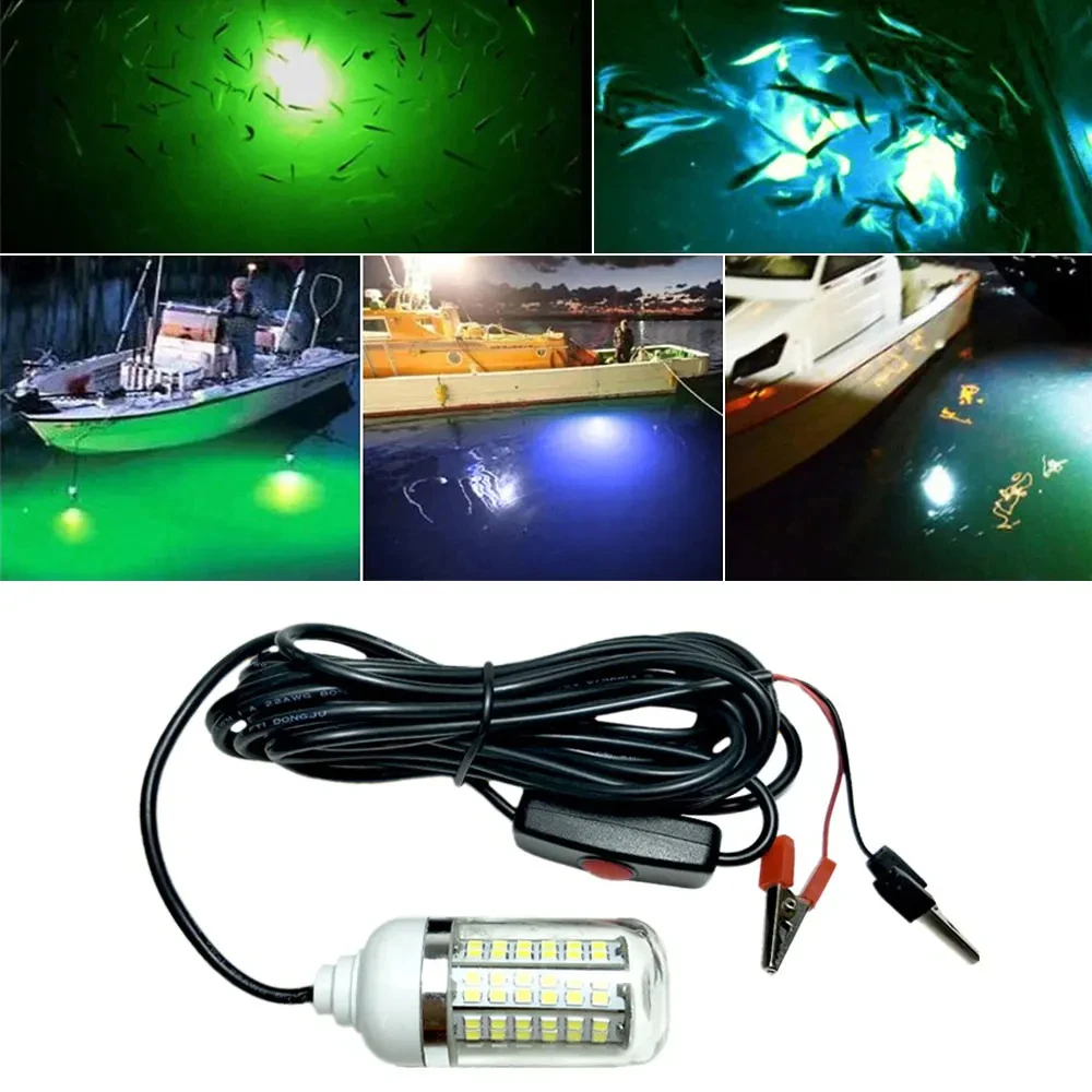 12V Underwater Lamp 15W 108 LE - Fishing Boat Navigation Light 评论和价格