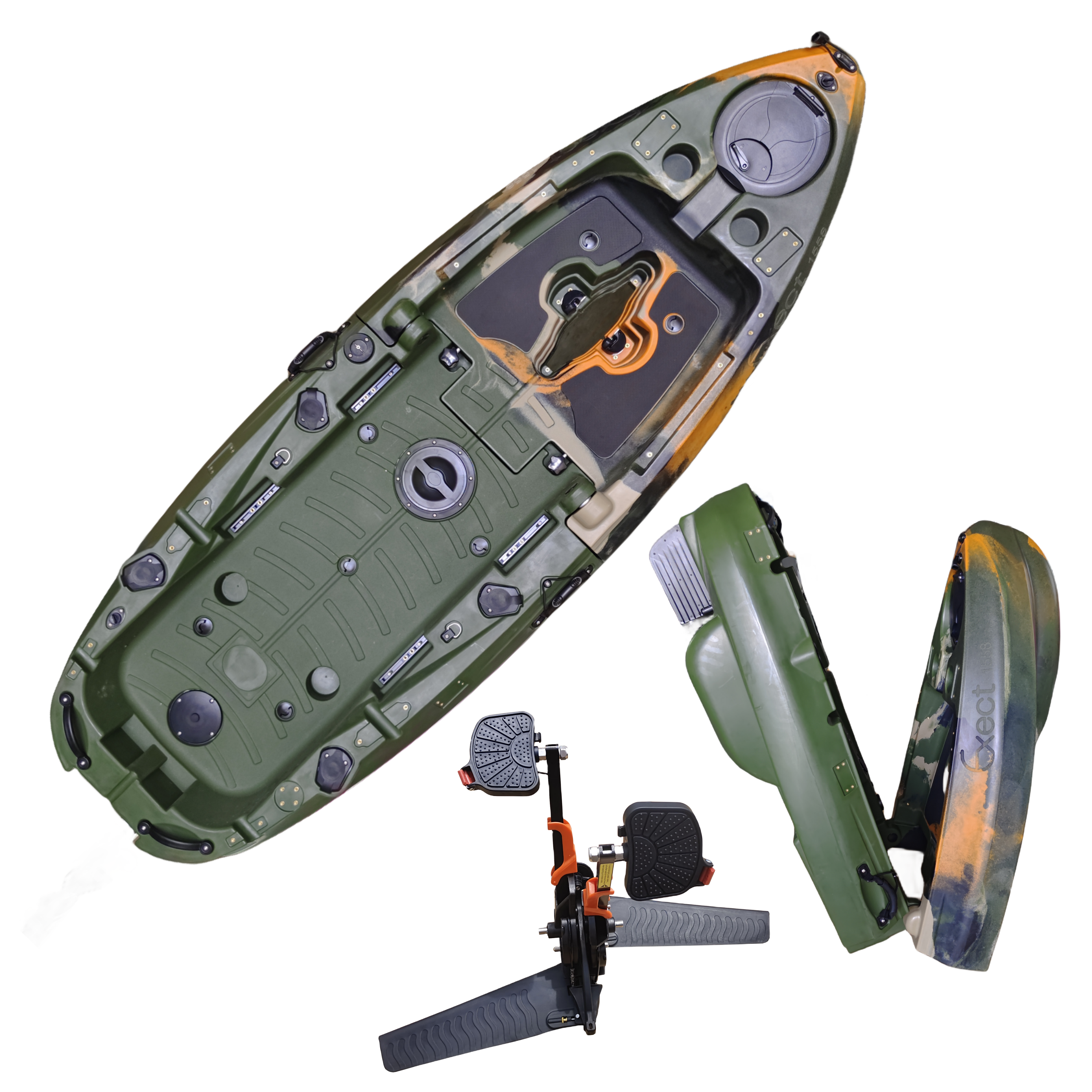 Plastic Kayak Pedal Kayak Fish - Fishing Boat Aluminum 评论和价格