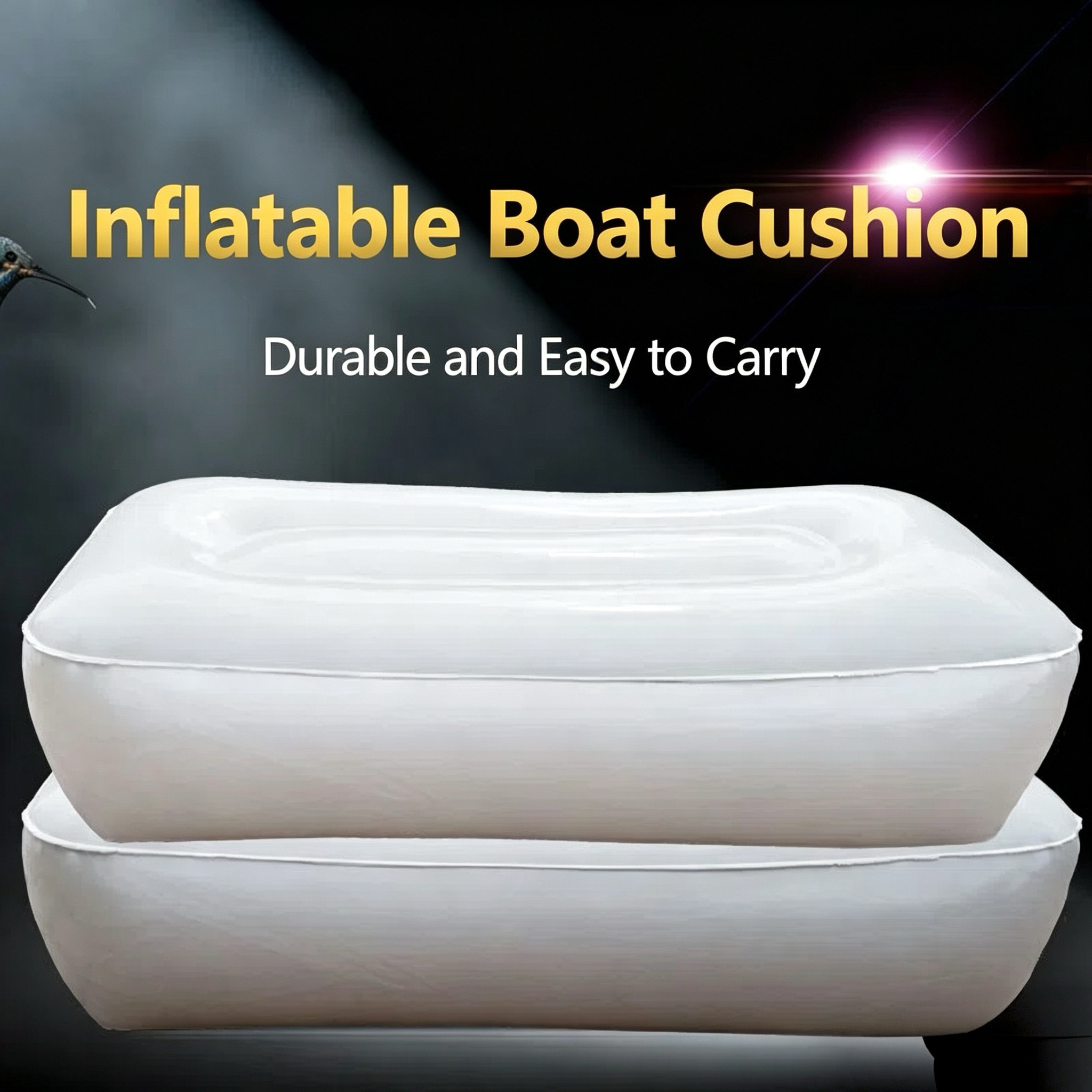Thickened PVC Inflatable Seat, - Fishing Boat Seat 评论和价格