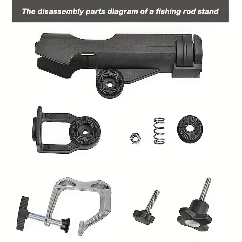 Adjustable Fishing Rod Holder, - Fishing Boat Aluminum 评论和价格