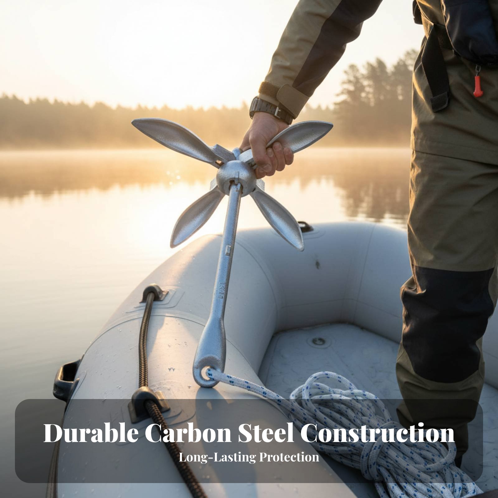 Lotus Anchor Foldable Carbon S - Fishing Boat Anchor 评论和价格