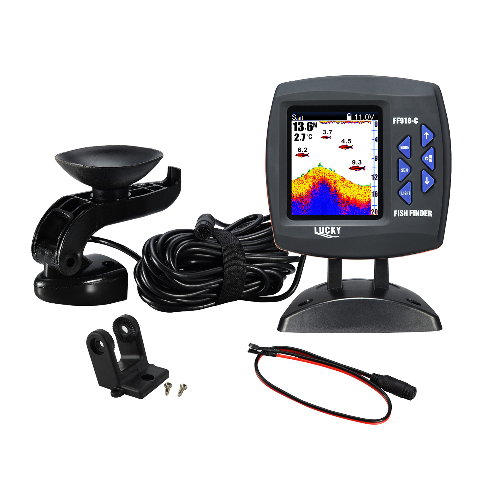 Fish Finder Wireless Sonar Sen - Fishing Boat Depth Finder 评论和价格