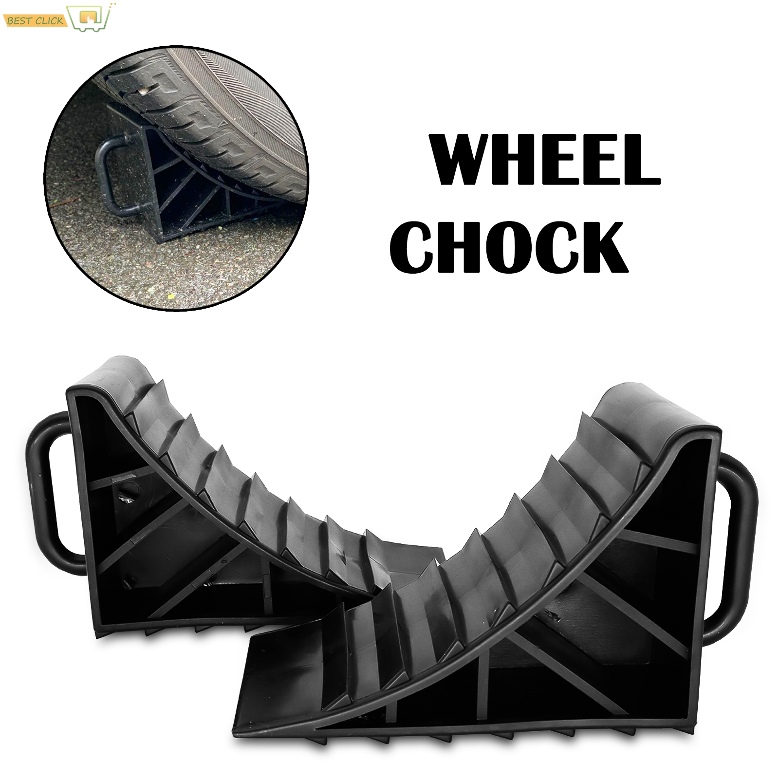 2 Pcs Portable Wheel Chock wit - Fishing Boat Trailer 评论和价格