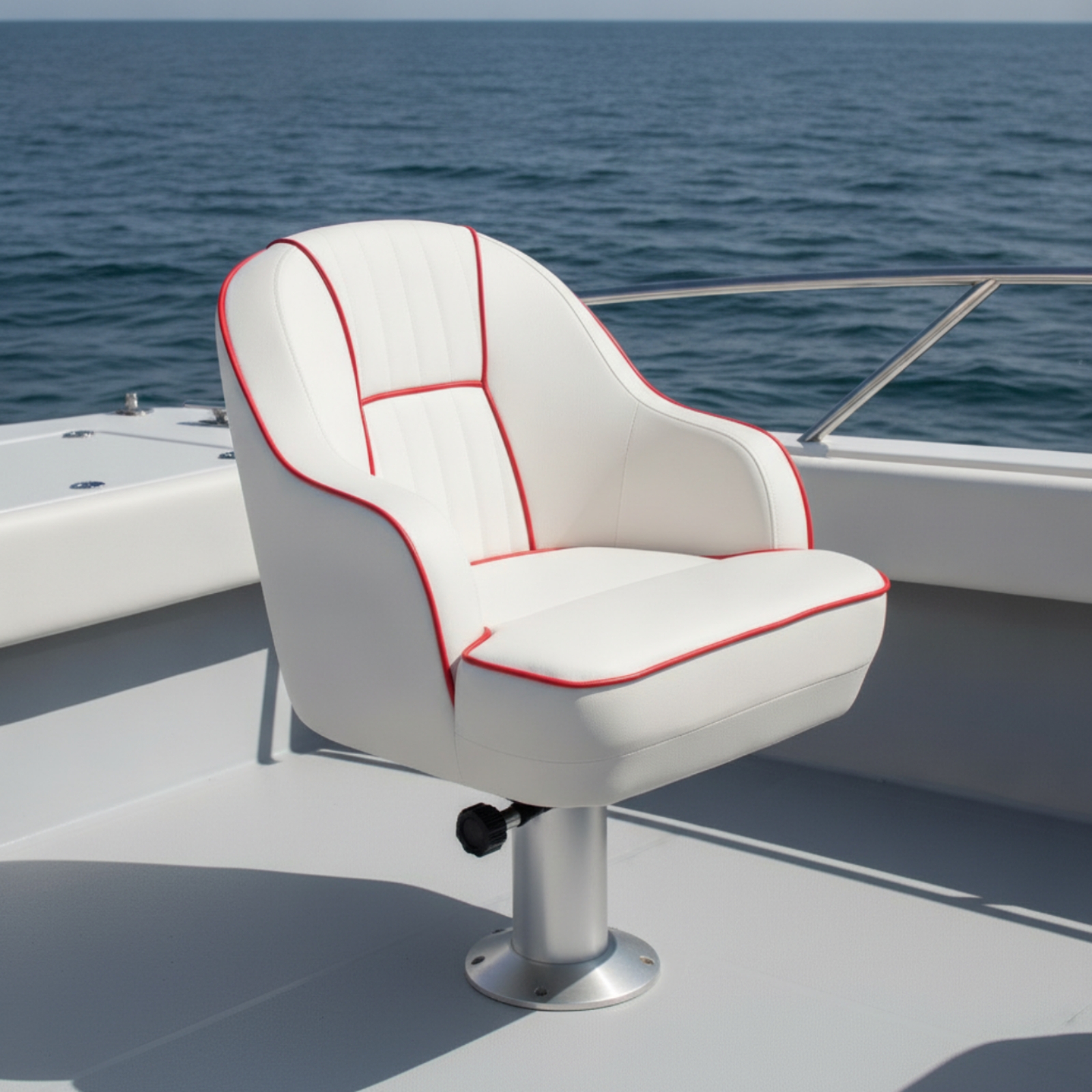 Pilot's Boat Seat Padded Helm  - Fishing Boat Seat 评论和价格