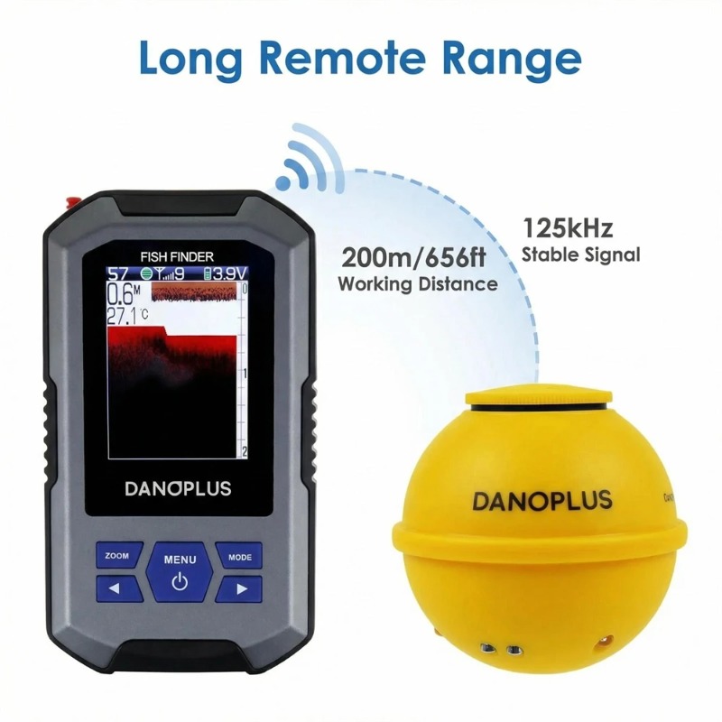 Portable Castable Fishfinder W - Fishing Boat Depth Finder 评论和价格