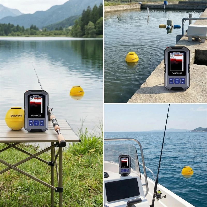 Portable Castable Fishfinder W - Fishing Boat Depth Finder 评论和价格