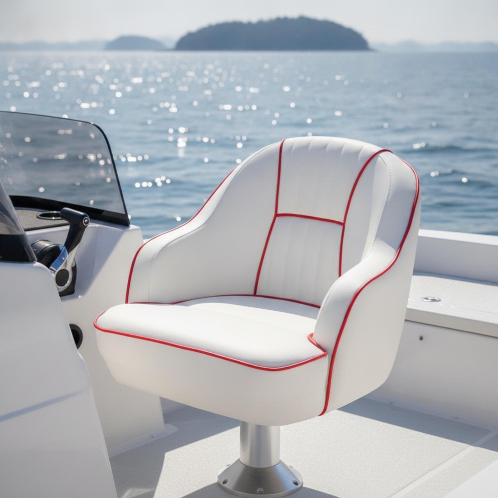 Pilot's Boat Seat Contoured He - Fishing Boat Seat 评论和价格